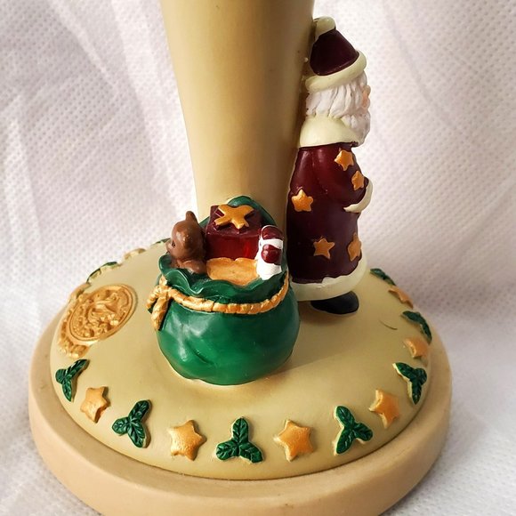 1995 Brown Bag Cookie Art Stamp FOLK SANTA # 12 Cookie Press Christmas Santa - Picture 3 of 7